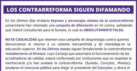 ¡Nos defendemos con la VERDAD!